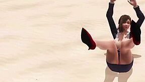 Doa-sa-f10 5 mostra secretária rabuda posando topless de saia justa com nudes