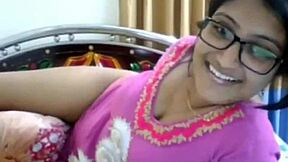 pakistani girl strips and plays on webcam for pure fun