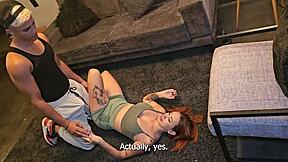 minha treinadora milan rodriguezz me deu uma foda dura depois da sessão