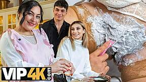 vip4k hot bathroom sex after shaving a hairy pussy, wanna join us mature slut and skilled cock?