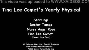 Tina Lee Comet häpeää gynekologin tutkimuksessa lääkärin kanssa