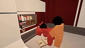 Jebana od naključnega tipa v Robloxu - moj prvi video s kurbenim dejanjem