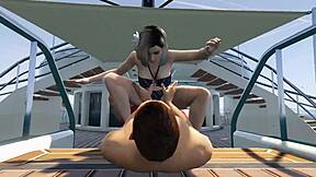 Cewek Bikini Imut Di Entot Ganas di Yacht GTA 5