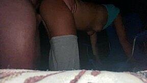 Publiczny pieprzony z pochyloną, wielki kutas, creampie, sperma w ustach, hardcore, domowy, potworny kutas, pełna gęba, na zewnątrz, ssanie cipki, cycki, mokra żona, mokra cipka