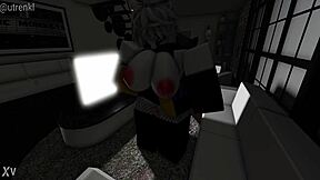 חתולית עם תחת גדול וזין מפלצתי מקבלת סקס אינטנסיבי